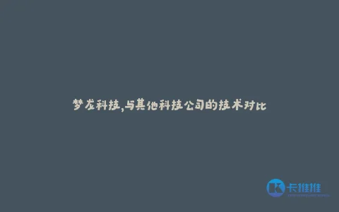 梦龙科技,与其他科技公司的技术对比